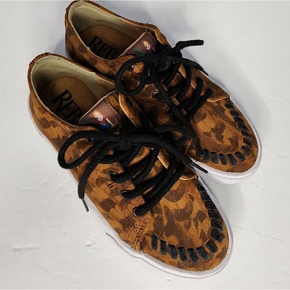 New Women’s Reba by Justin RM073 Susie 2.0 Tan Suede Sneaker size 7 - Picture 3 of 7